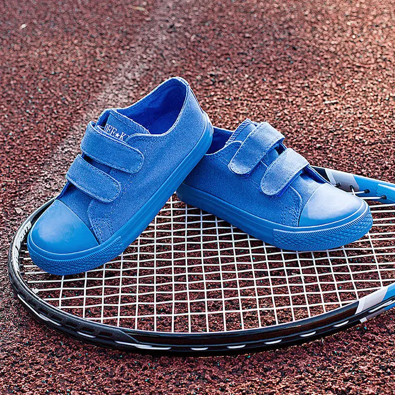 2017 Autumn Candy Color Canvas School Boys Girls Sports Shoes Causal Sneakers Kids Dance Children's Small White | Детская одежда и