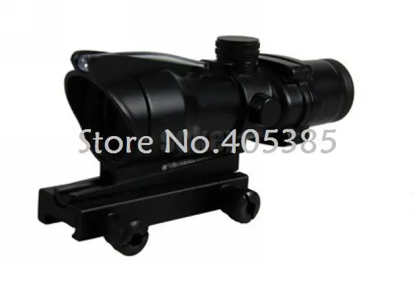 ACOG 4x32 стиль оптическая Военная винтовка с настоящим красным/зеленым волоконным