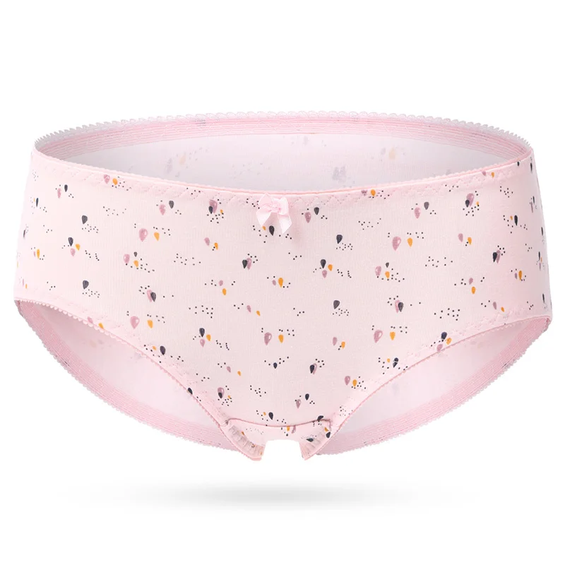 5 шт. женские хлопковые трусы с принтом со средней посадкой|soft panties|mid waist pantieswaist