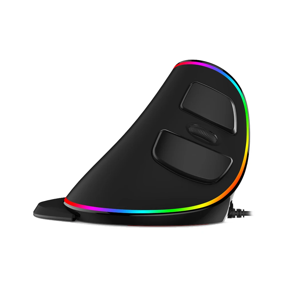 Игровая мышь Delux M618 Plus RGB оптическая проводная эргономичная s Gamer 6 кнопок для ПК