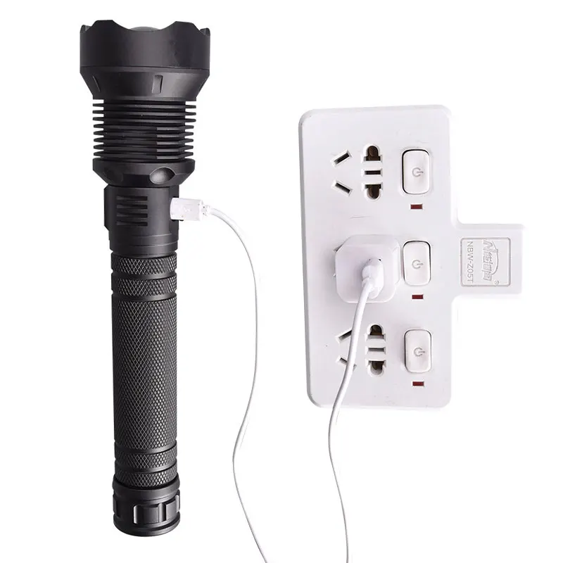 6000 светящийся Ультра-яркий светодиодный фонарик Usb Zoom XML-xhp50 18650 26650 с