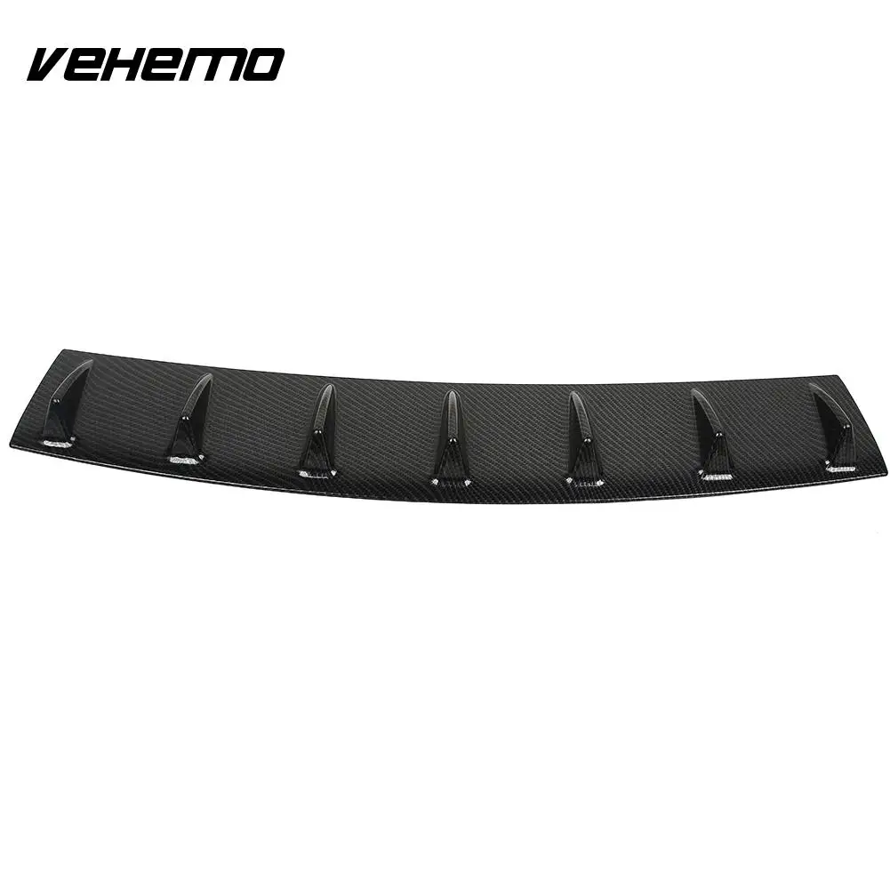 Vehemo 7 крыла спойлер для губ плавник акулы задний бампер шасси ABS утечка воздуха