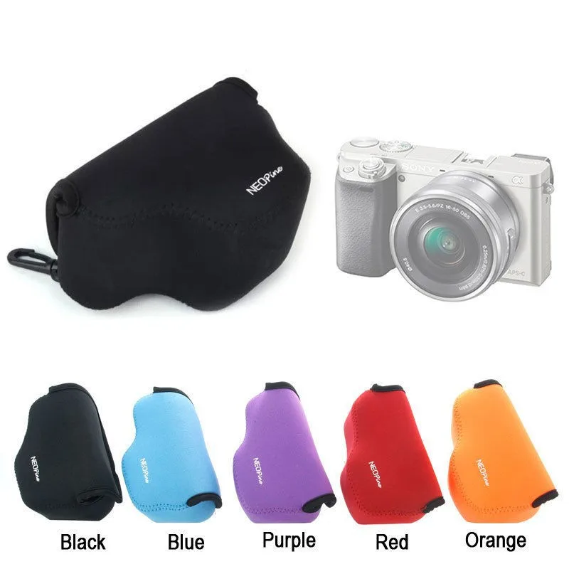 Неопреновый мягкий защитный чехол для камеры объектива Sony A6000 16-50 мм разные цвета