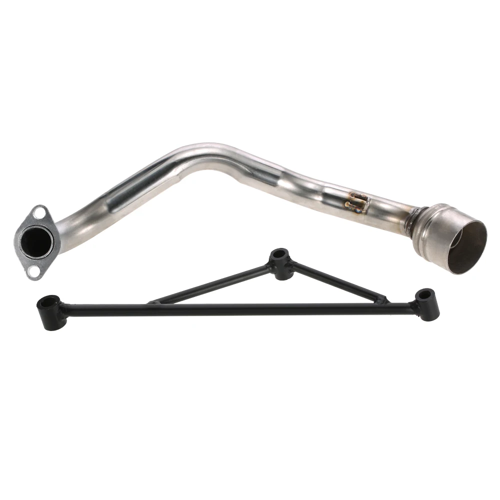 Глушитель выхлопной трубы скутера с монтажным кронштейном набор для двигателя GY6