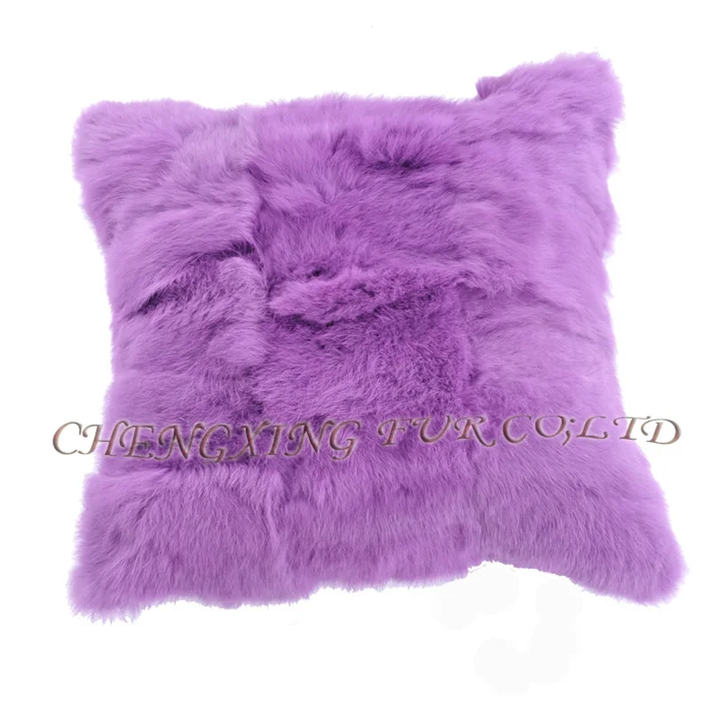 Бесплатная доставка недорогой декоративный чехол из чистого кроличьего меха для