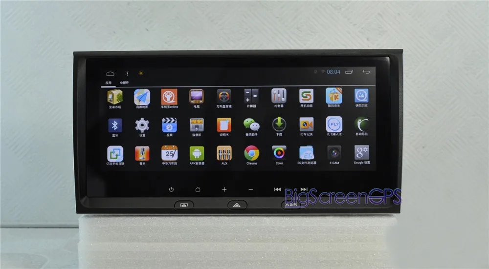 8. 8 дюймовый Android четырехъядерный автомобильный без DVD плеера GPS навигация для Audi A6