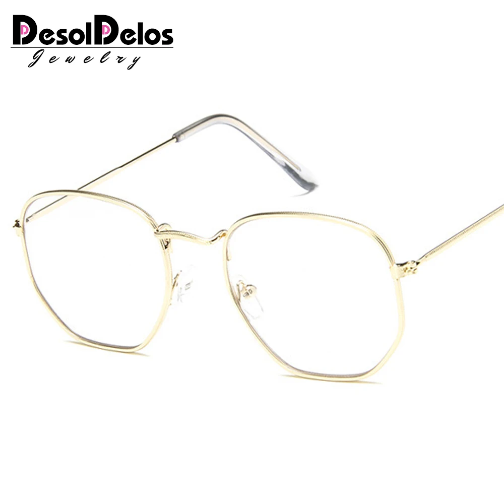 Винтажные прозрачные оправа солнцезащитных очков для женщин и мужчин 2019 ретро