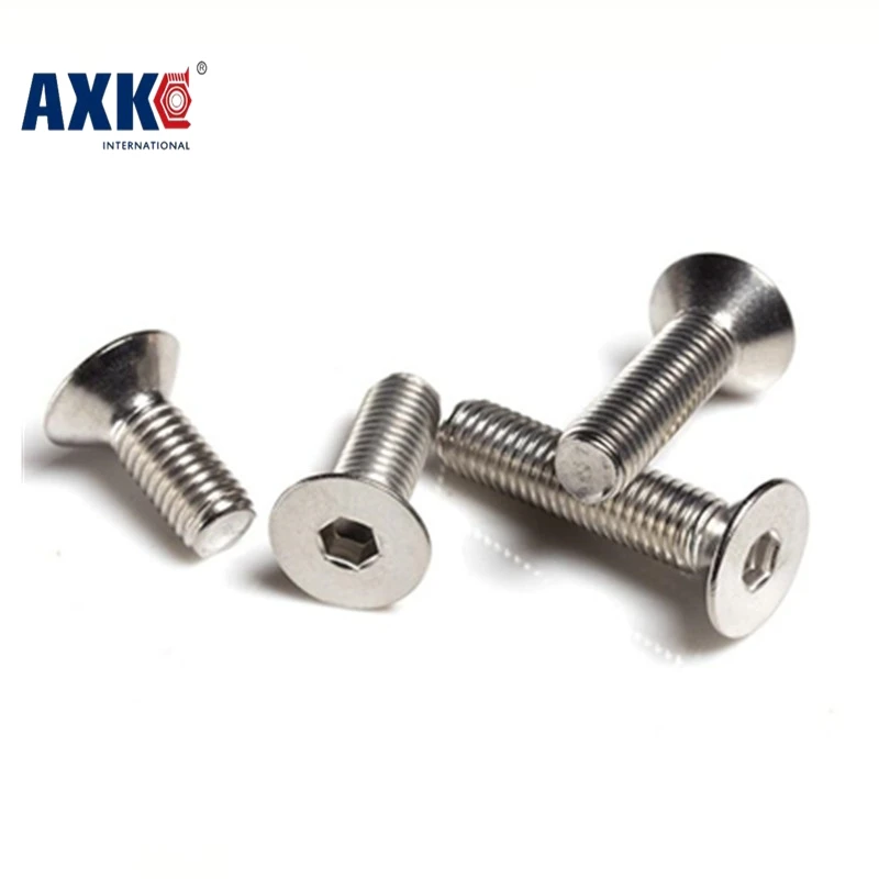 2018 Шурупы для гипсокартона Axk (10 шт./лот) M10 m12 * l = 16 ~ 100 мм Din7991 Sus304 Inox Шестигранная