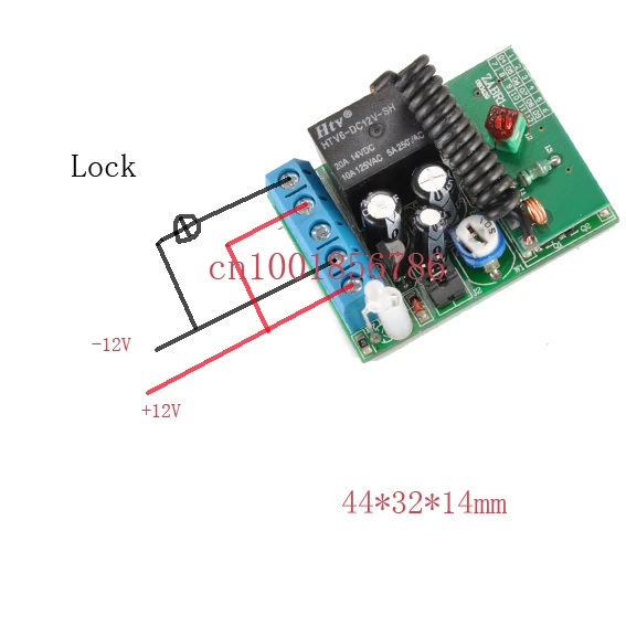 DC12V двери доступа/энтери Guard шлюз дистанционного управления переключатель