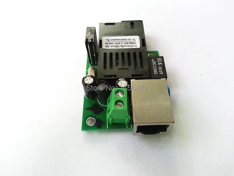 Мини-одномодовый медиаконвертер волоконно-оптический приемопередатчик 1 SC 10/100 M |