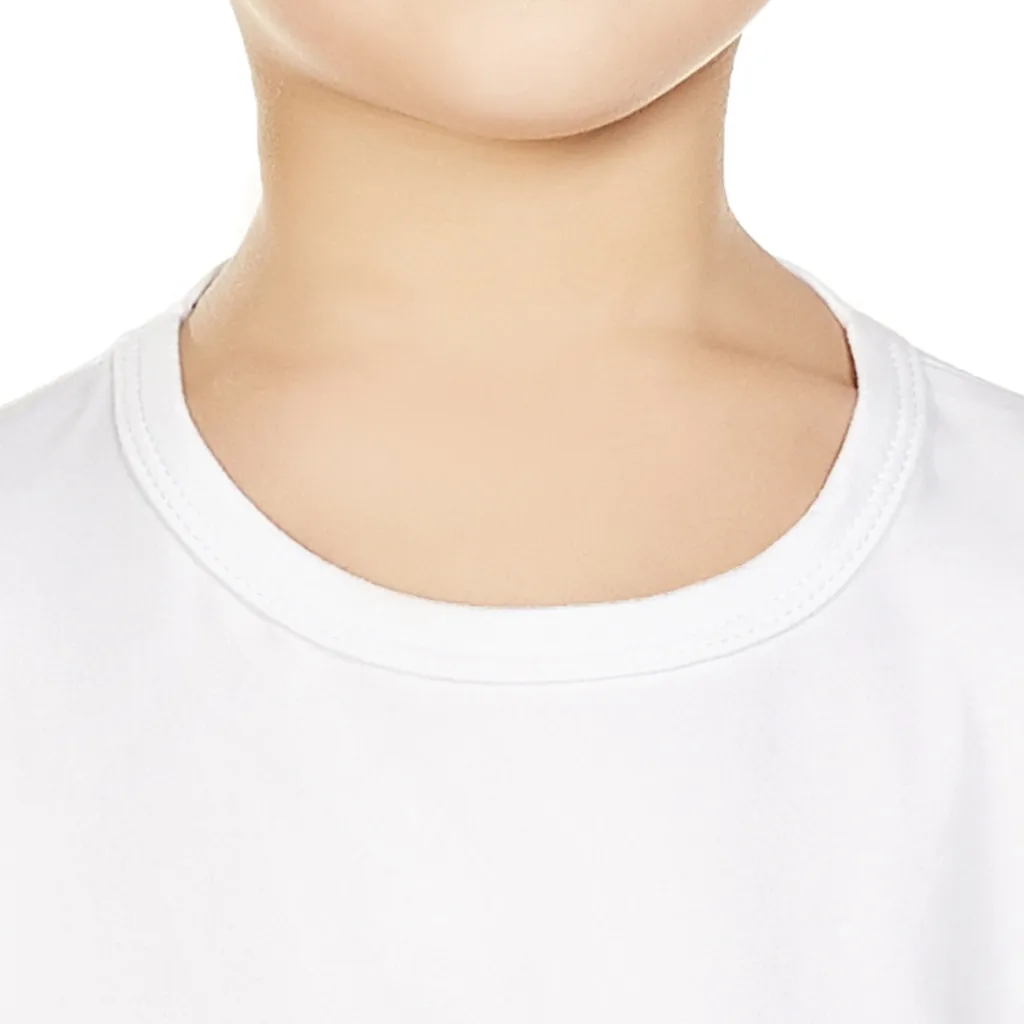 Летняя модная повседневная футболка для мальчиков с круглым вырезом и короткими