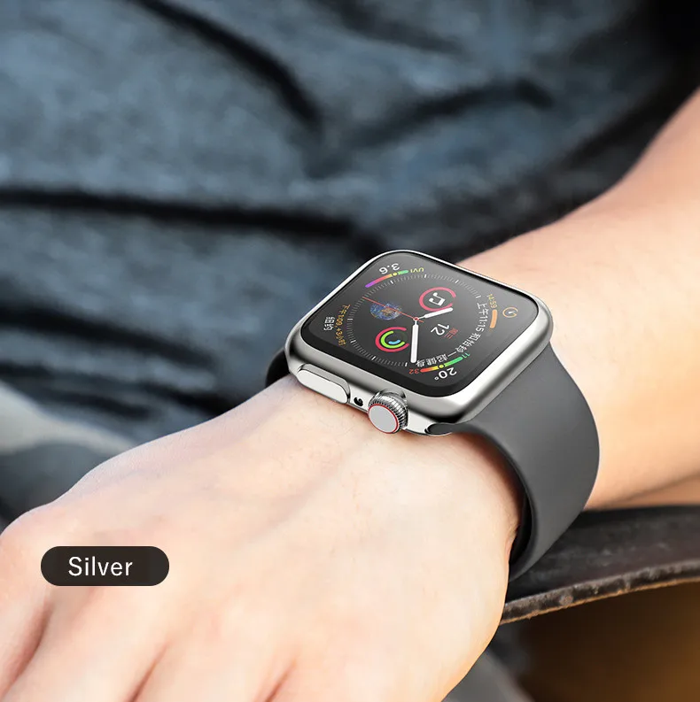 ТПУ бампер для Apple Watch чехол для Apple watch 5 4 Чехол 44 мм 40 мм iWatch 3 21 42 мм 38 мм мягкий защитный чехол 44