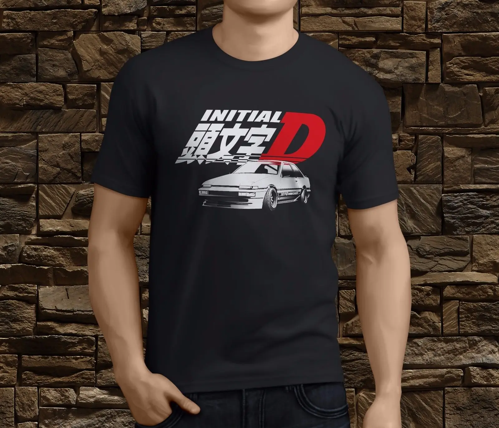Новый Начальная D AE 86 аниме серия графических cottoninitial Для мужчин футболка Размеры