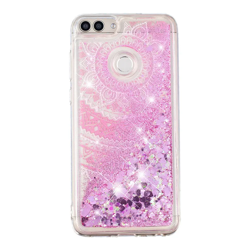 Honor 7A Pro Case for Huawei Cover Y6 Prime 2018 Butterfly Dynamic Liquid Soft TPU Back Capa |