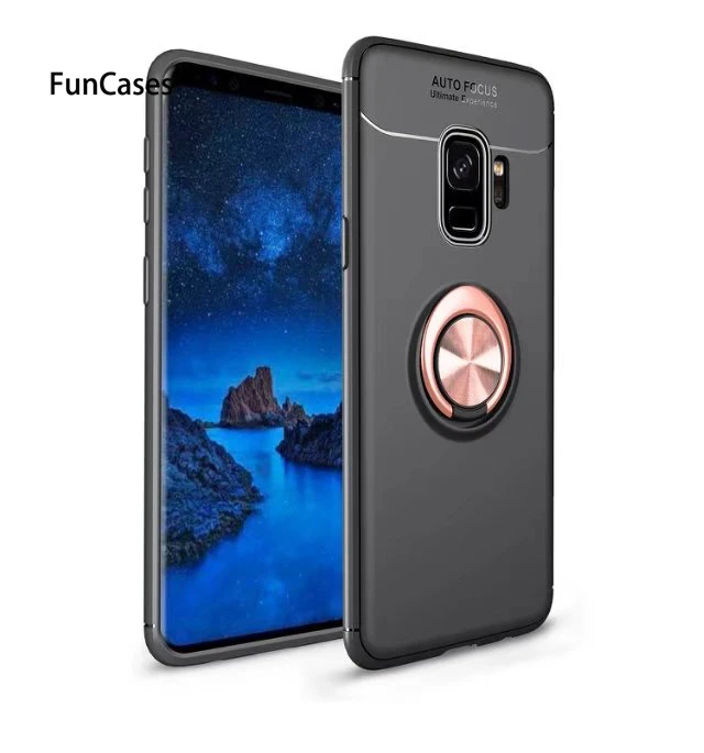 Роскошные Кронштейн кольцо чехол для samsung S7 S8 S9 S10 Plus Note 9 8 M20 M10 A70 50 40 10 A6 A7 A8 A9 2018