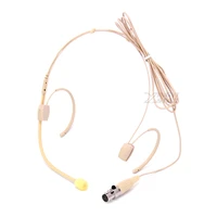 mini xlr 3 pin ta3f double earhook headset microphone headworn mic for samson ub7 ur7 ct7 cr88 cb88 wireless system transmitter