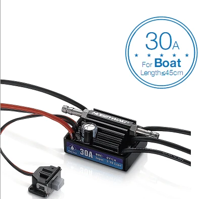 

F18580 Hobbywing SeaKing V3 Waterproof 30A 2-3S Lipo 6V/1A BEC Brushless ESC for RC Racing Boat