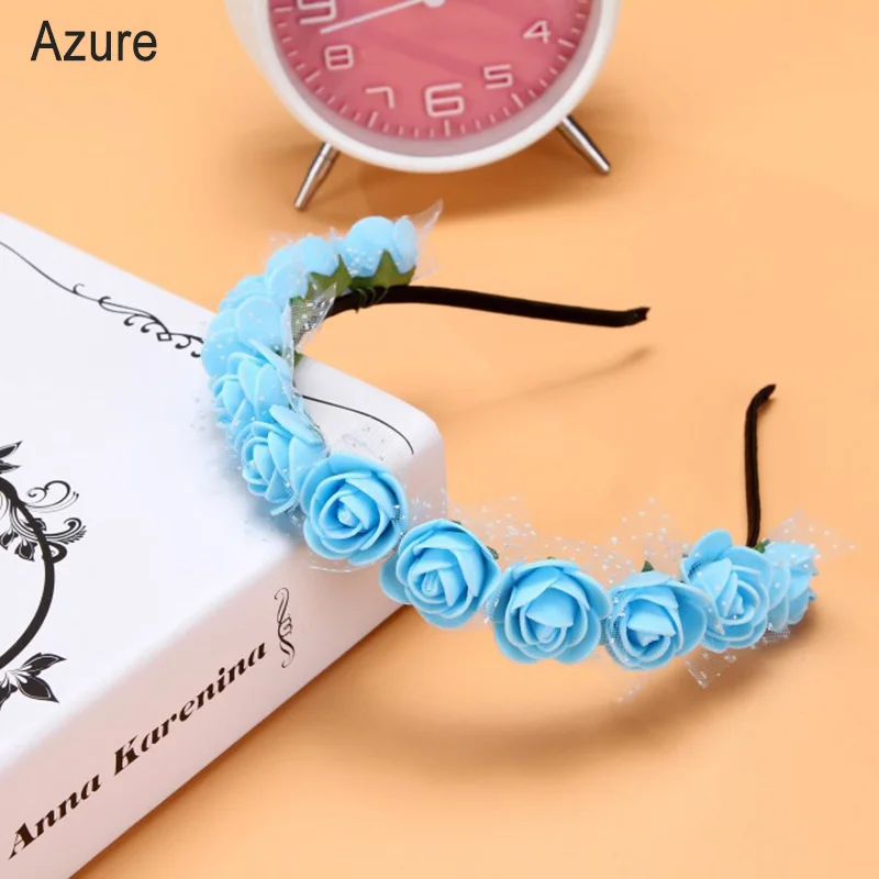 Sweet Candy Color Children Foam Flower Headbands Wreath Flowers Crown Headpiece Hair Accessories CX17 | Украшения и аксессуары