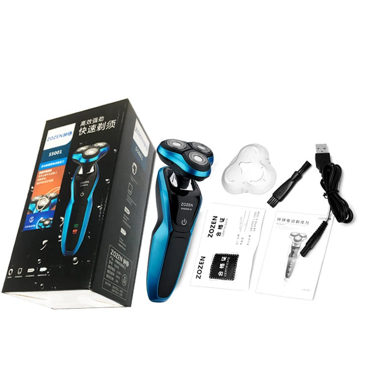 Новое издание, электробритва, мужская, моющаяся, USB, перезаряжаемая, 3 лезвия, умное управление, бритва, машинка для бороды