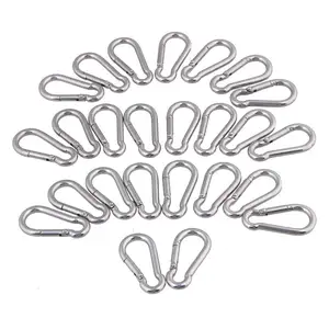 Многофункциональный пружинный карабин M4 M5 M6 из нержавеющей стали 304, 25 шт., 10 шт., 5 шт.