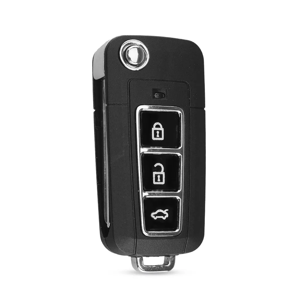 KEYYOU 3 кнопки модифицированный Флип складной чехол для дистанционного ключа для Toyota Camry Prado Highlander Yaris Vios авто брелок крышка