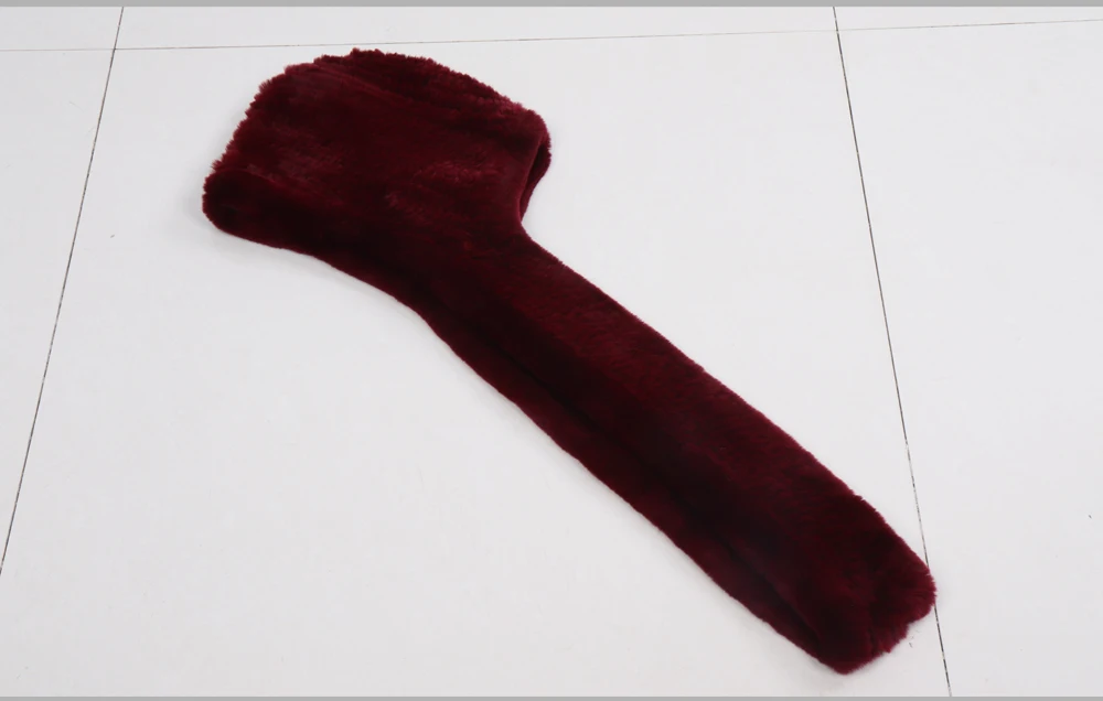 Новинка, Женский вязаный Настоящий мех кролика, шапка с капюшоном, шарф, зимняя теплая шапка из натурального меха, длинный вязаный однотонный натуральный мех, шарфы