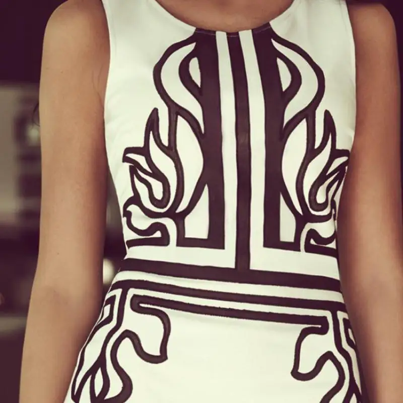 Женское офисное платье с круглым вырезом iRicheraf летнее Повседневное карандаш