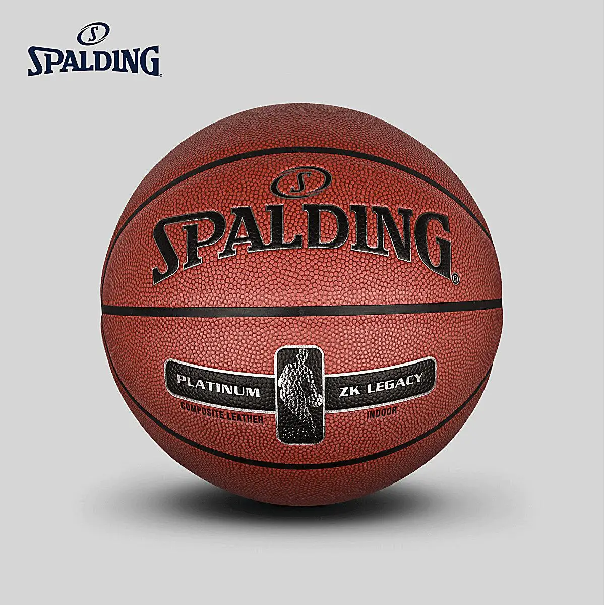 Оригинальный SPALDING PLATINUM LEGEND серия ZK Кожа PU материал Крытый Баскетбол обучение
