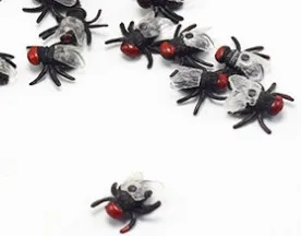 15pcs flies День Дурака Реалистичная бутафория липкая озорство какашка кляп слизи мягкими отморозками какашки поддельные какашки говно Смешные шутки шалость кляп подарки - Цвет: 15pcs flies