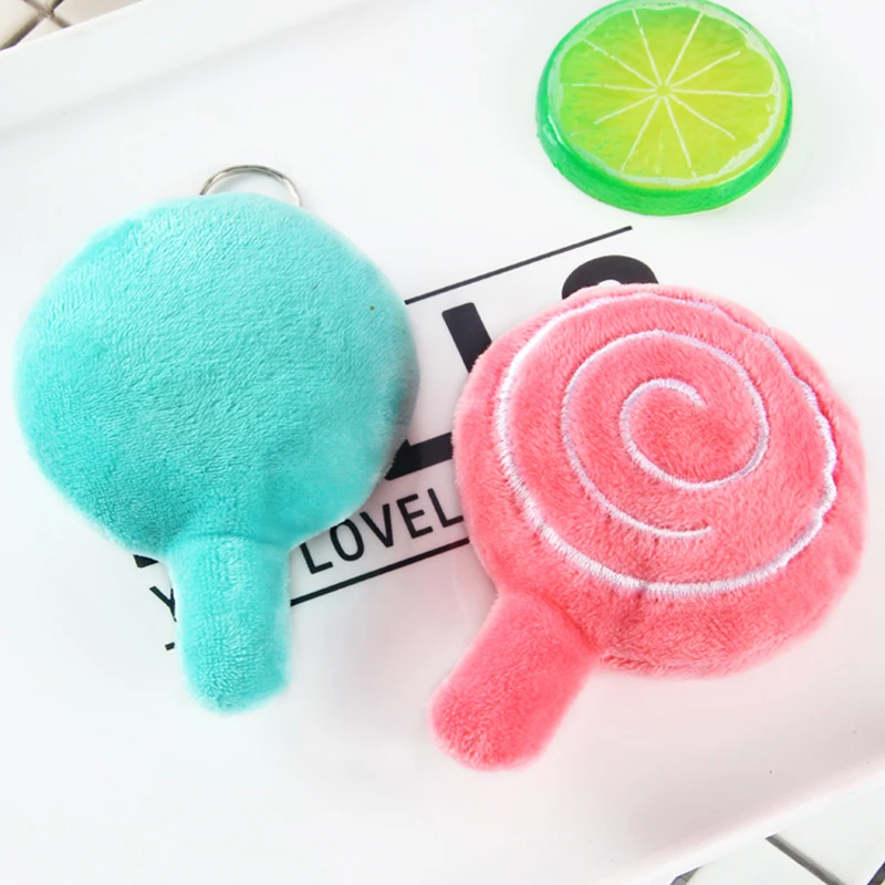 Брелок для телефона сумка Подвеска плюшевая кукла леденец Kawaii форма мягкие