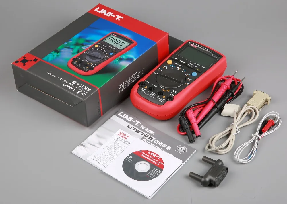 UNI T UT 61B Современные Цифровые мультиметры UT61B AC DC Meter|digital multimeter|uni-t ut-61bac dc meter |