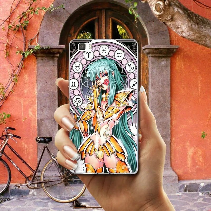 &quotРыцари зодиака&quot Saint Seiya мягкий чехол для мобильного телефона Huawei P8 P9 P10 P20 P30 Honor