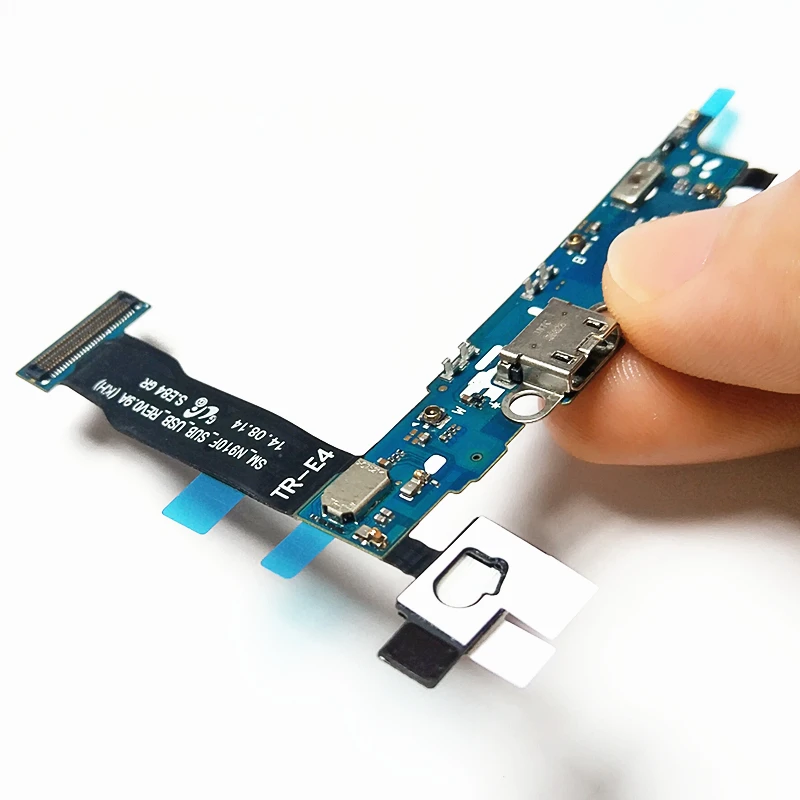 Гибкий кабель для зарядной док станции USB Samsung Galaxy Note 4 Note4 N910F разъем микрофона с