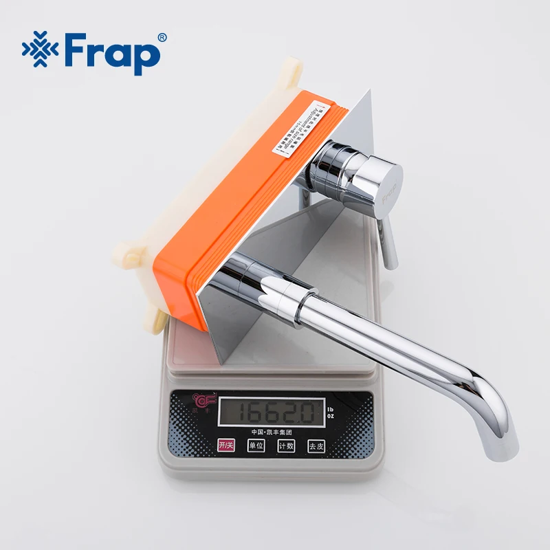 Настенный смеситель для ванной FRAP Y10051 квадратный хромированный латунный кран