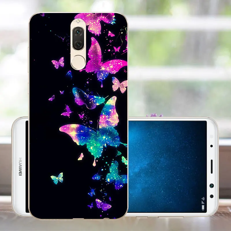 Чехол-бампер для Huawei Mate 10 lite силиконовый чехол телефона 360 защитный мягкий из ТПУ