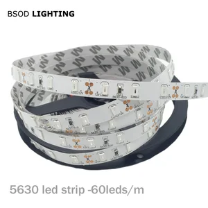 Светодиодная лента BSOD SMD 5630, 12 В постоянного тока, 60 светодиодовм
