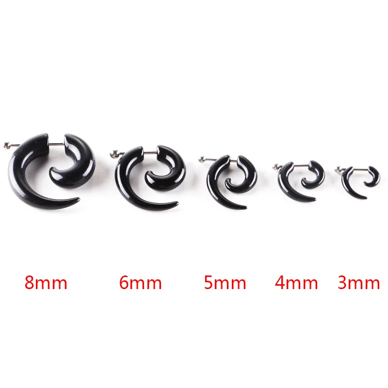 Корейский моды личности панк улитка серьги красивый мальчик серьги|boys earrings|snail