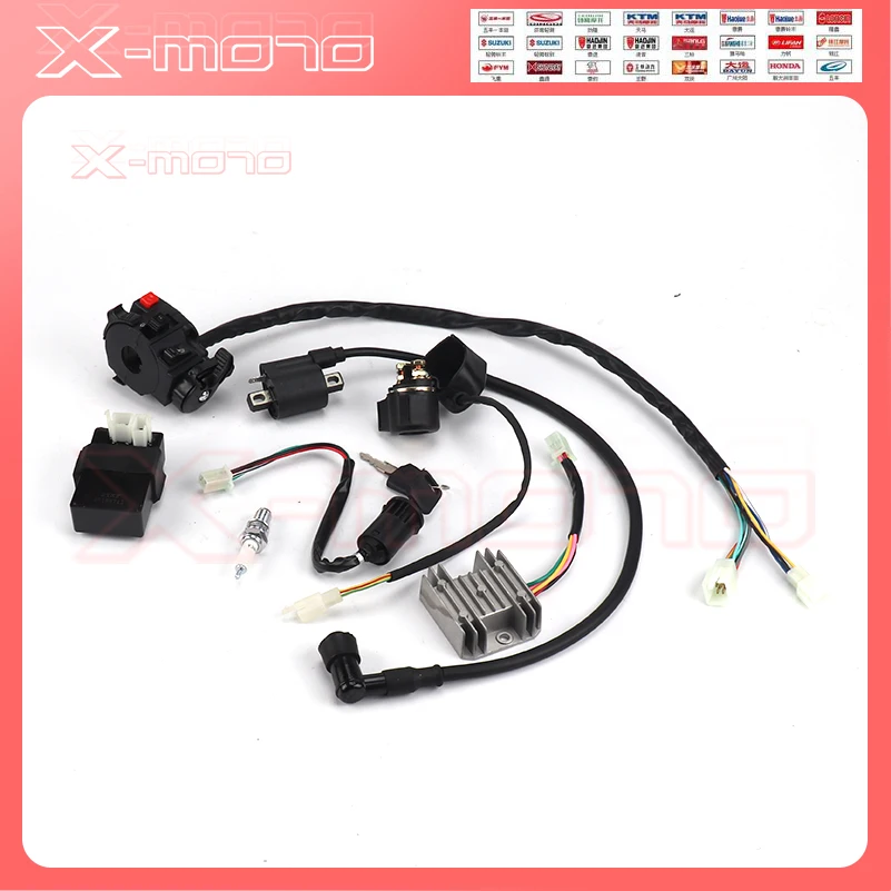 Полный Жгут проводки катушка зажигания CDI для 150cc 200cc 250cc 300cc Zongshen livan ATV Quad Buggy