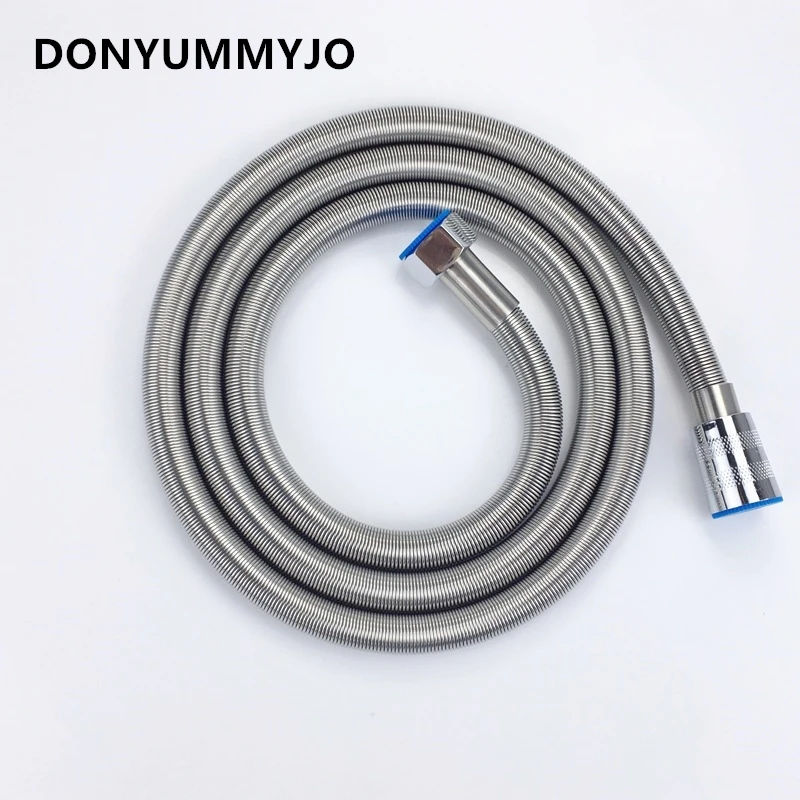 DONYUMMYJO 1 шт. высококачественные водопроводные шланги взрывозащищенное давление 1,5 м душ 304 нержавеющая сталь пружинный душевой шланг