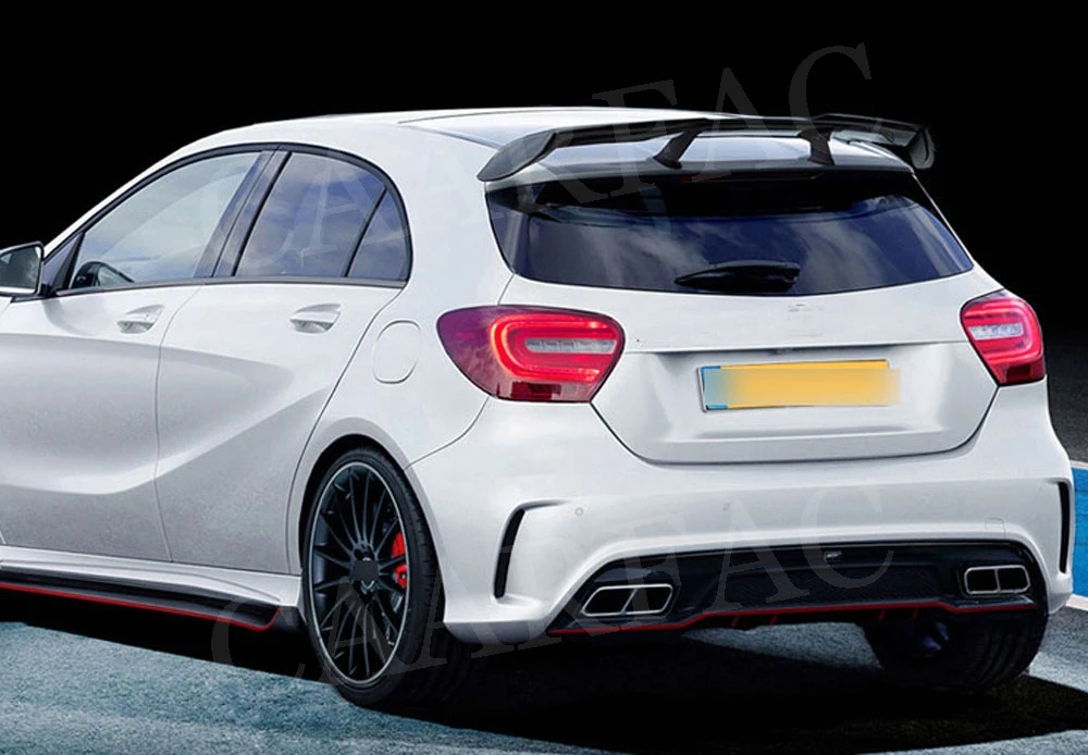 Задний спойлер из углеродного волокна для Benz W176 A180 A200 A260 A45 AMG хэтчбек 2013- RZ Стиль FRP спойлер багажника