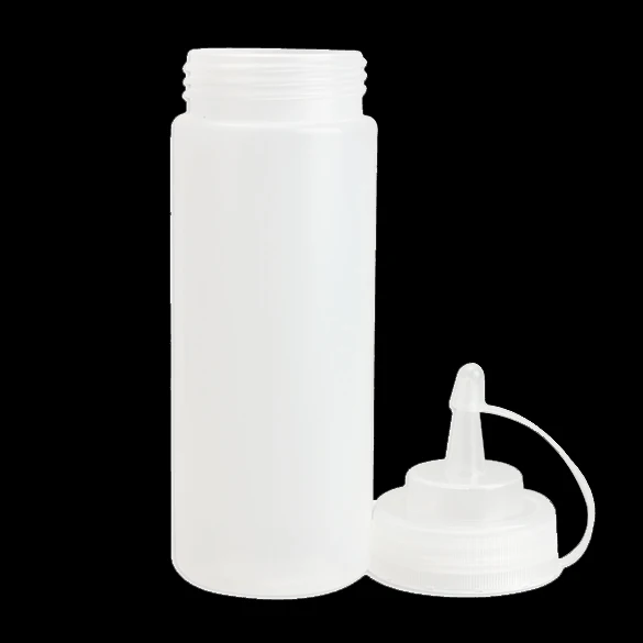 10 OZ Kitchen Squeeze Plastic Condiment Pot with Cap Sauce Dispenser Vinegar Cruet Ketchup Bottles RT99 | Дом и сад