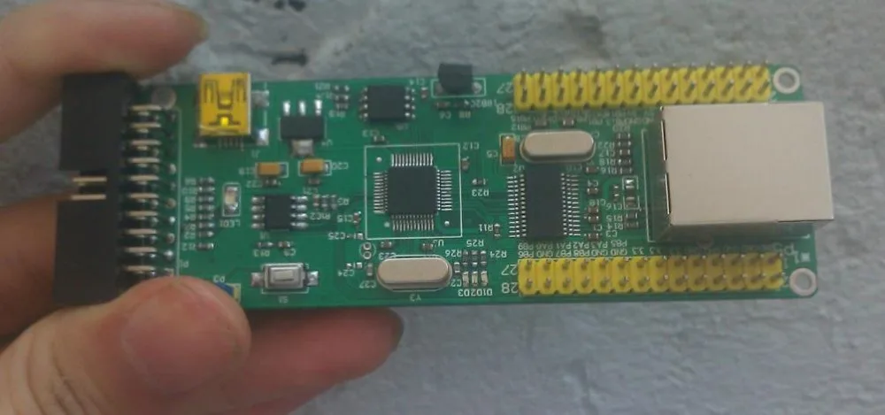 Бесплатная доставка! Сетевая макетная плата stm32 enc28j60/Сетевая релейная плата/LWIP/Uip