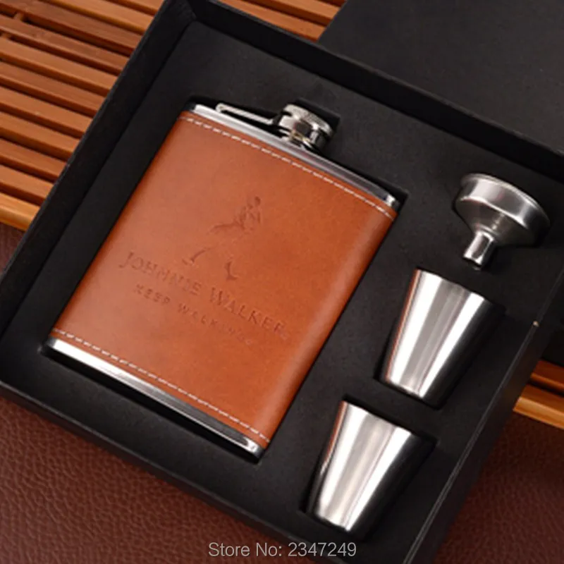 7 унций набор фляг из нержавеющей стали фляга с воронкой питьевая чашка