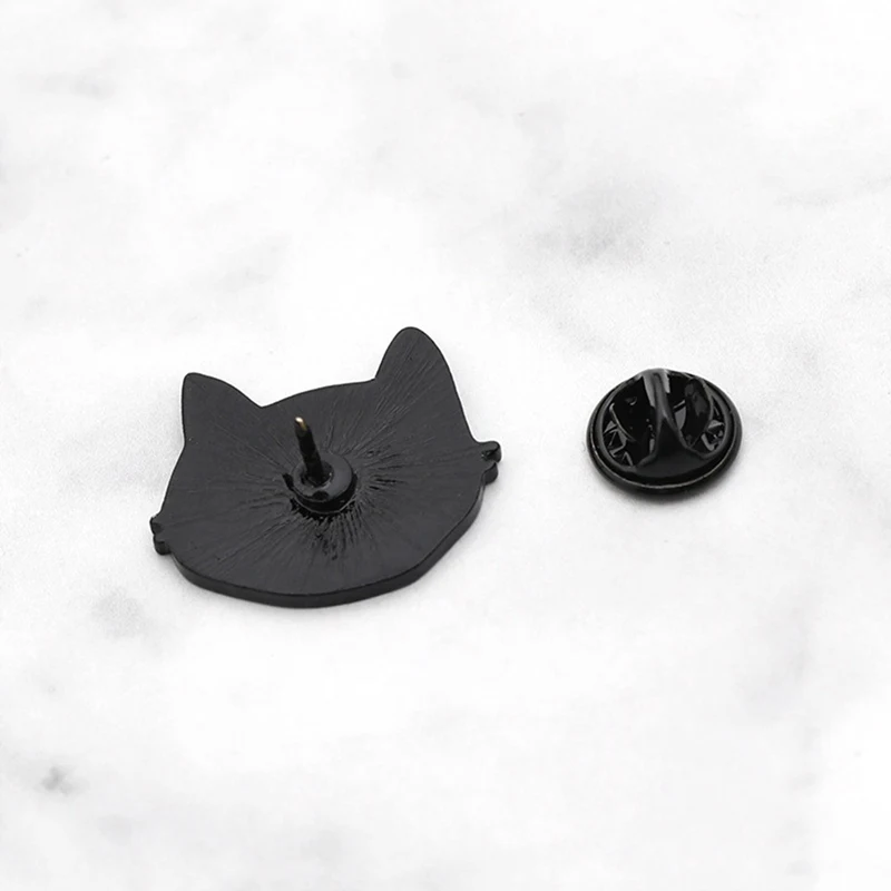 Cute Cat Head Enamel Pins Lovely Cats Badge Brooches Bag Clothes Lapel Pin Cartoon Animal Jewelry Gift | Украшения и аксессуары