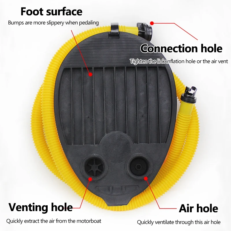 Портативный открытый надувной ножной насос высокого давления воздушный для