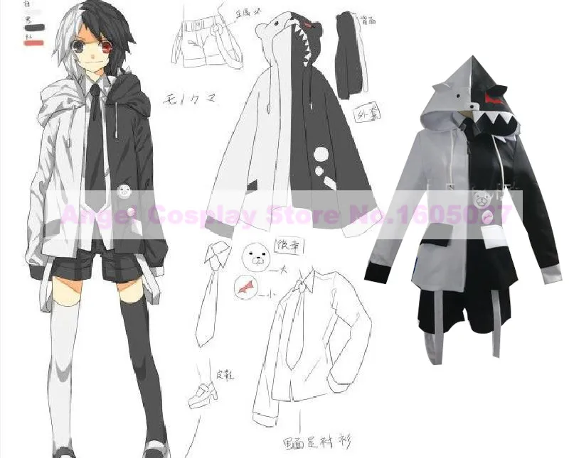 Костюм для мужчин и женщин из аниме Супер данганронпа 2|monokuma cosplay costume|cosplay costumemonokuma