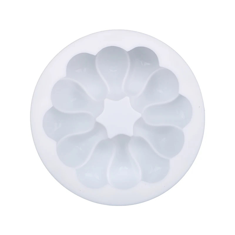 SHENHONG 3D форма для торта с каменными цветами выпечки круглая муссов и десертов