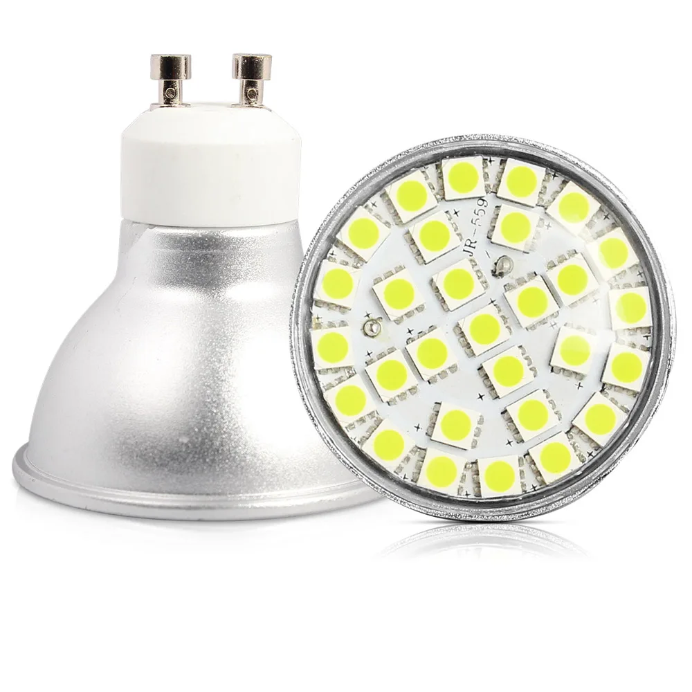 4x большая акция GU10 8 Вт 29 светодиодный 5050 SMD 640lm теплый белый энергосберегающий