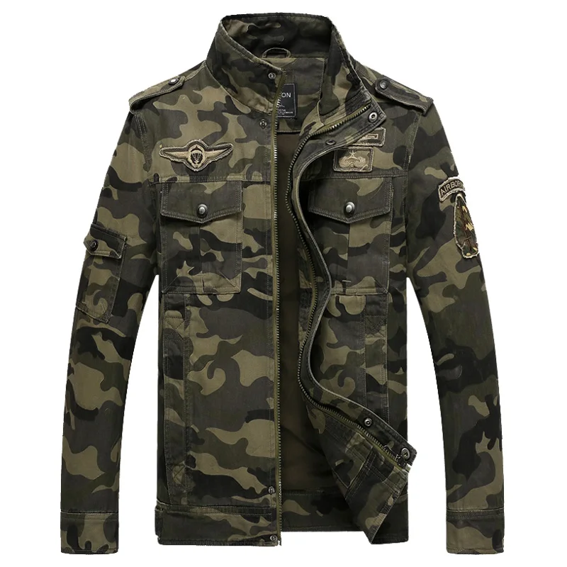 4XL Мужская камуфляжная тактическая куртка американского армейского стиля