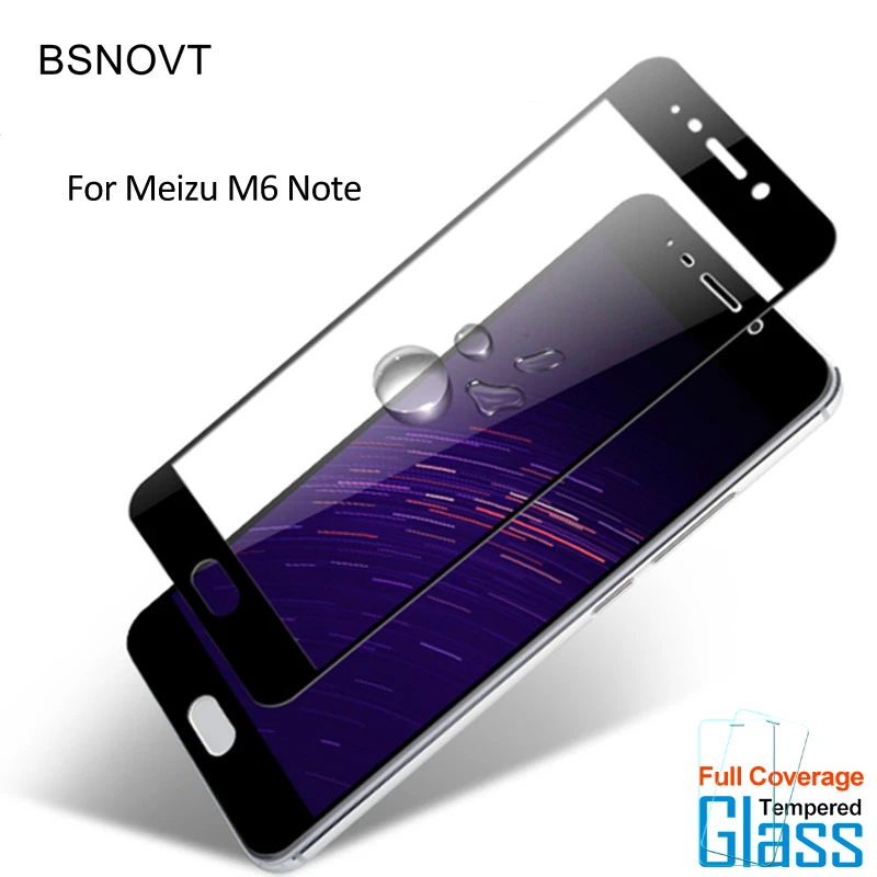 2 шт Полное стекло Meizu M6 Note Защитная пленка 2.5D анти Браст закаленное для Meilan 6|glass for